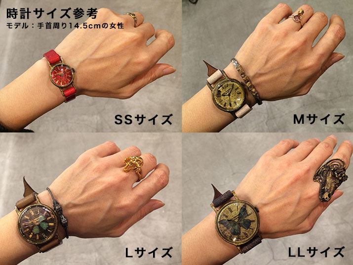 Gothic Laboratory | Classic Wristwatch Blood (Red) | Original Handmade Watches from Japan