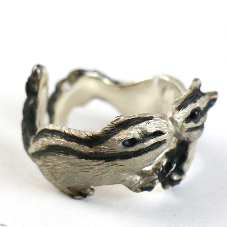 DECOvienya | Kissing squirre ring | animal jewelry | 可愛勳物首飾 松鼠戒指