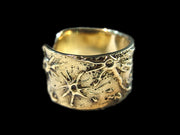 GENSO | Moon Surface Ring (Brass) | 星空 月亮戒指 黄铜