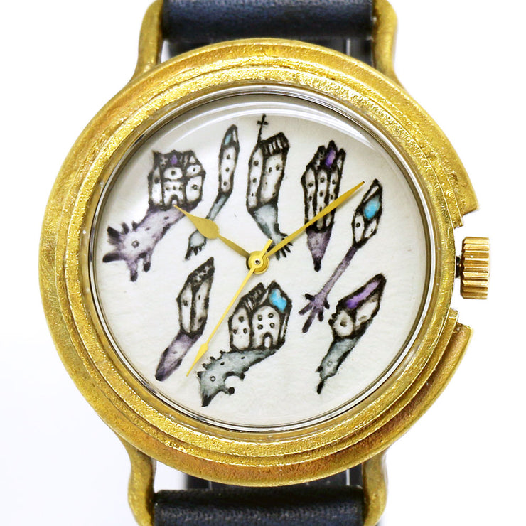 Chrono Canvas Art Watch |  "A Gathering in the Midnight" by Ari Ogasawara × A Story Tokyo