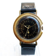 A Story | Vintage Military Watch (Black) | Unique Retro Original Handmade Watches from Japan