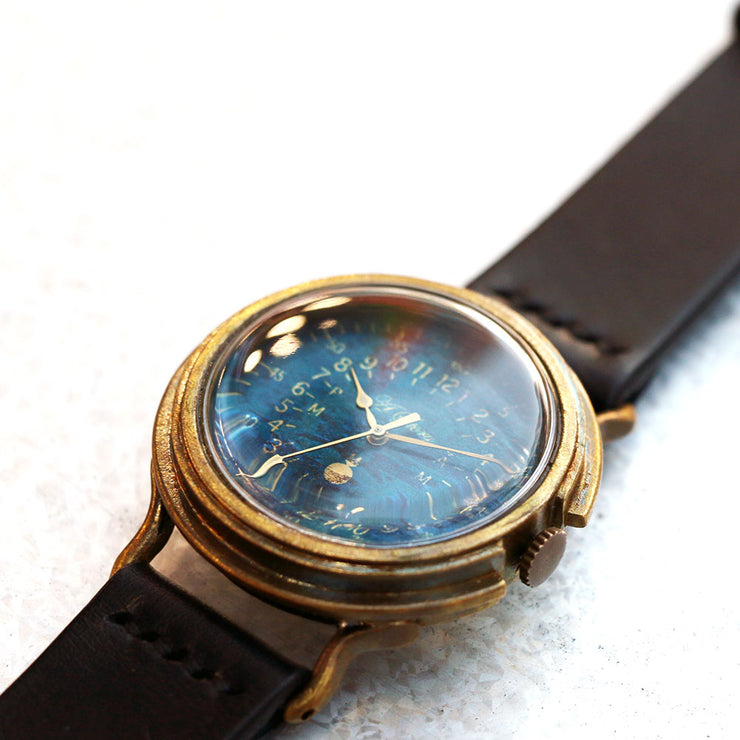 A Story | Vintage Military Watch (Blue) | Unique Retro Original Handmade Watches from Japan