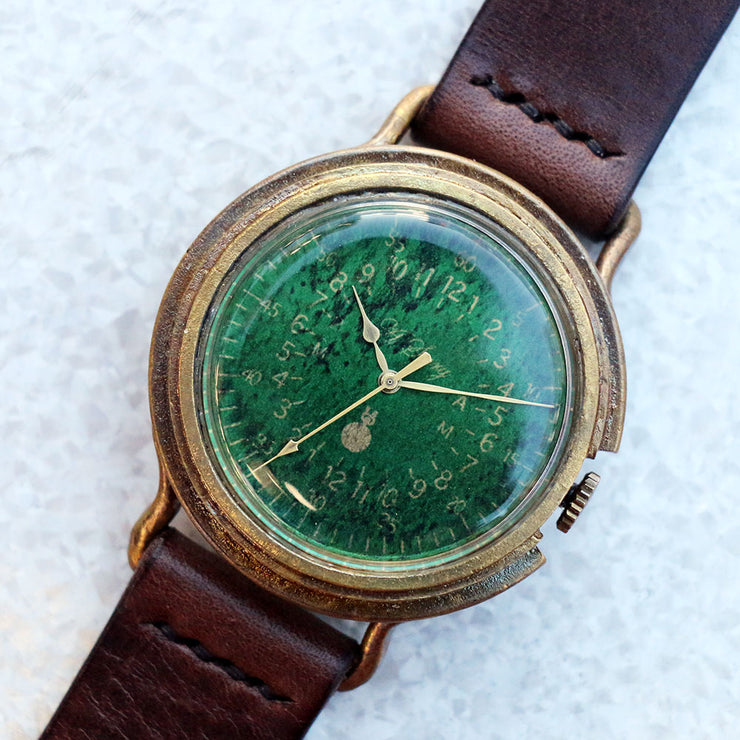 A Story | Vintage Military Watch (Green) | Original Handmade Watches from Japan