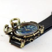 Grow Face (Blue) | Steampunk Watch Made in Tokyo 蒸汽朋克表 原创设计品牌