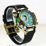 Grow Face (Green) | Steampunk Watch Made in Tokyo | 蒸汽朋克表 原创设计品牌