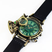Grow Face (Green) | Steampunk Watch Made in Tokyo | 蒸汽朋克表 原创设计品牌