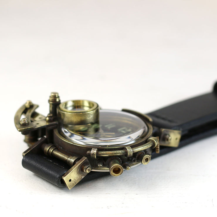 Grow Face (Black) | Steampunk Watch Made in Tokyo 蒸汽朋克表 原创设计品牌