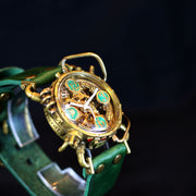 CHRONO MACHINE Mechanical Steampunk Watch (Green) | Unique Watches Made in Japan 個性手錶