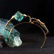GENSO | Fluorite Bracelet (Brass) | Original Handmade Accessories from Japan