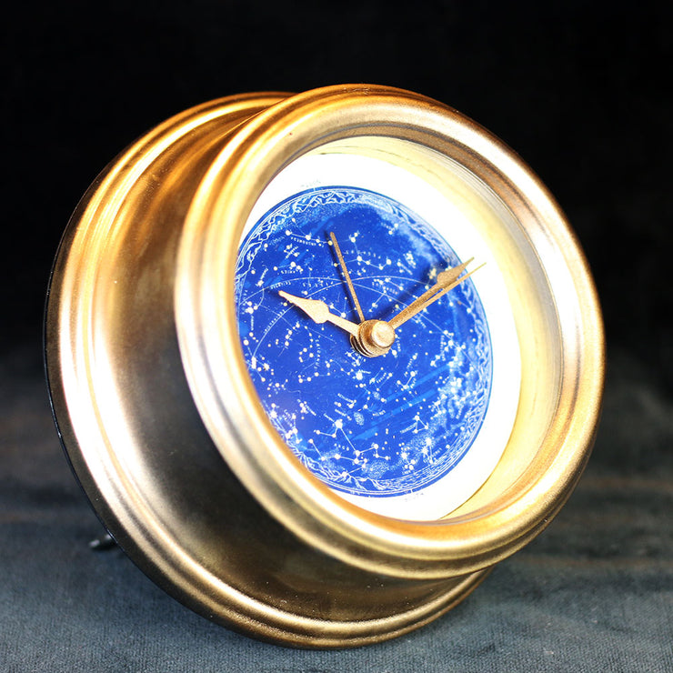 GENSO | Planisphere Starry Sky Clock (Phosphorescent Face) | Original Handmade Clocks from Japan