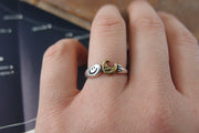 UKENMUKEN | I brought it for you! OBAKE ghost ring Moon | Japanese Designer Handmade Jewelry