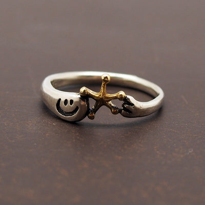 UKENMUKEN | I brought it for you! OBAKE ghost Ring Star  | Japanese Designer Handmade Jewelry