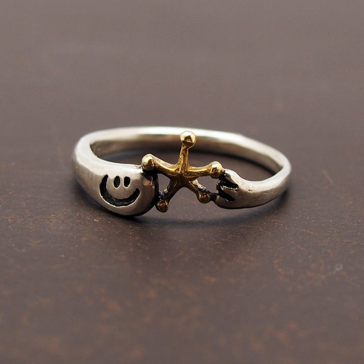 UKENMUKEN | I brought it for you! OBAKE ghost Ring Star  | Japanese Designer Handmade Jewelry