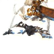 DECOvienya | BAT Pendant (Silver) | Animal Jewelry | 可愛動物首飾